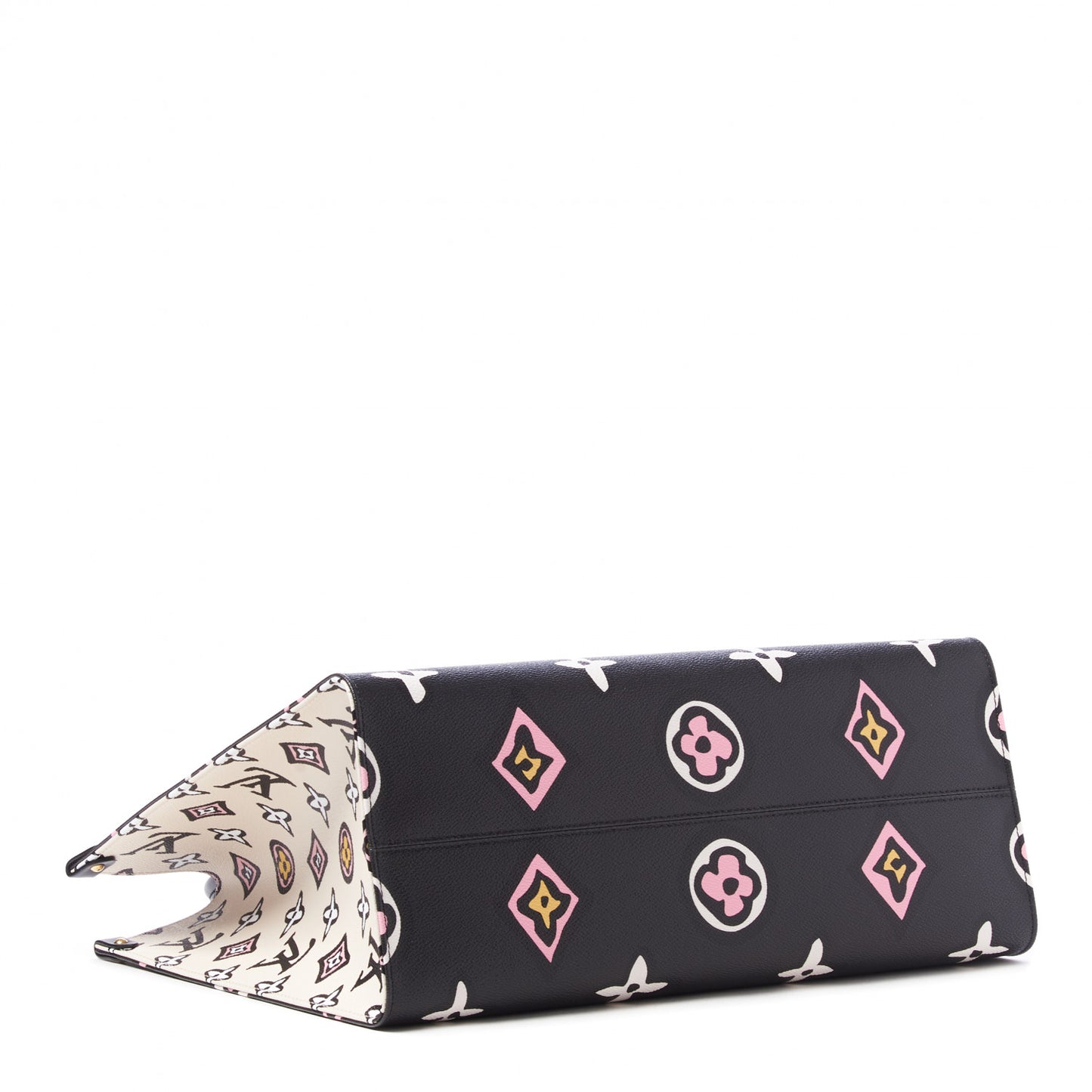 Monogram Giant Wild At Heart Onthego GM Black