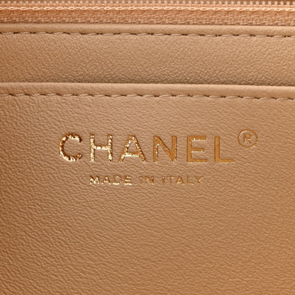 Chanel Lambskin Quilted Mini Rectangular Flap Beige 6 of 11