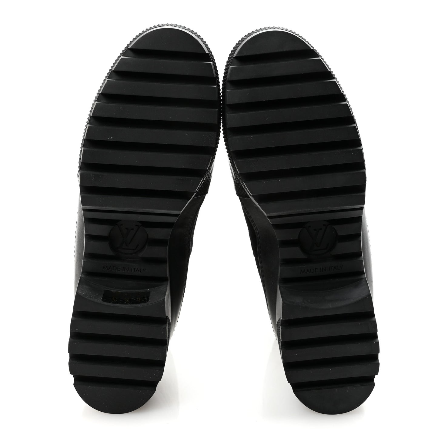 Suede Monogram Laureate Platform Desert Boots 37 Kaki Black