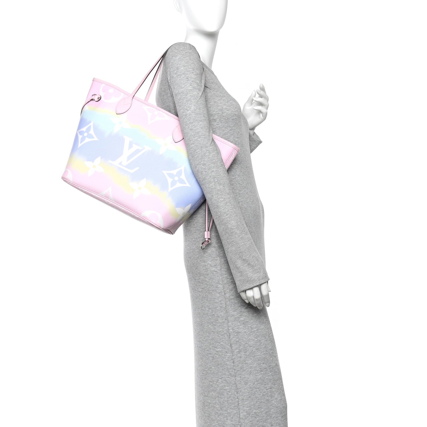 Louis Vuitton Monogram Escale Neverfull MM Pastel 2 of 13