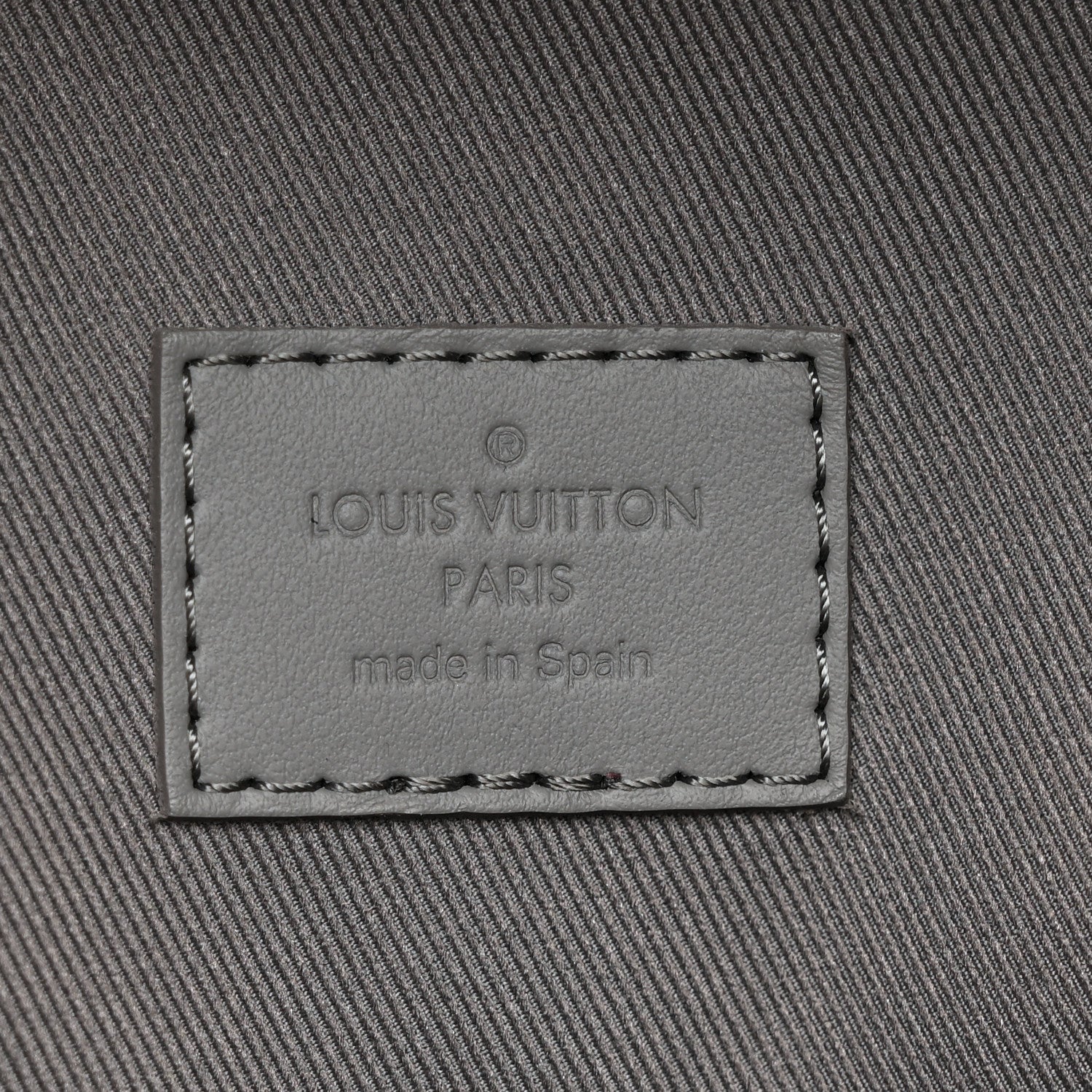 Louis Vuitton Grained Calfskin Aerogram Takeoff Backpack Grey 6 of 10
