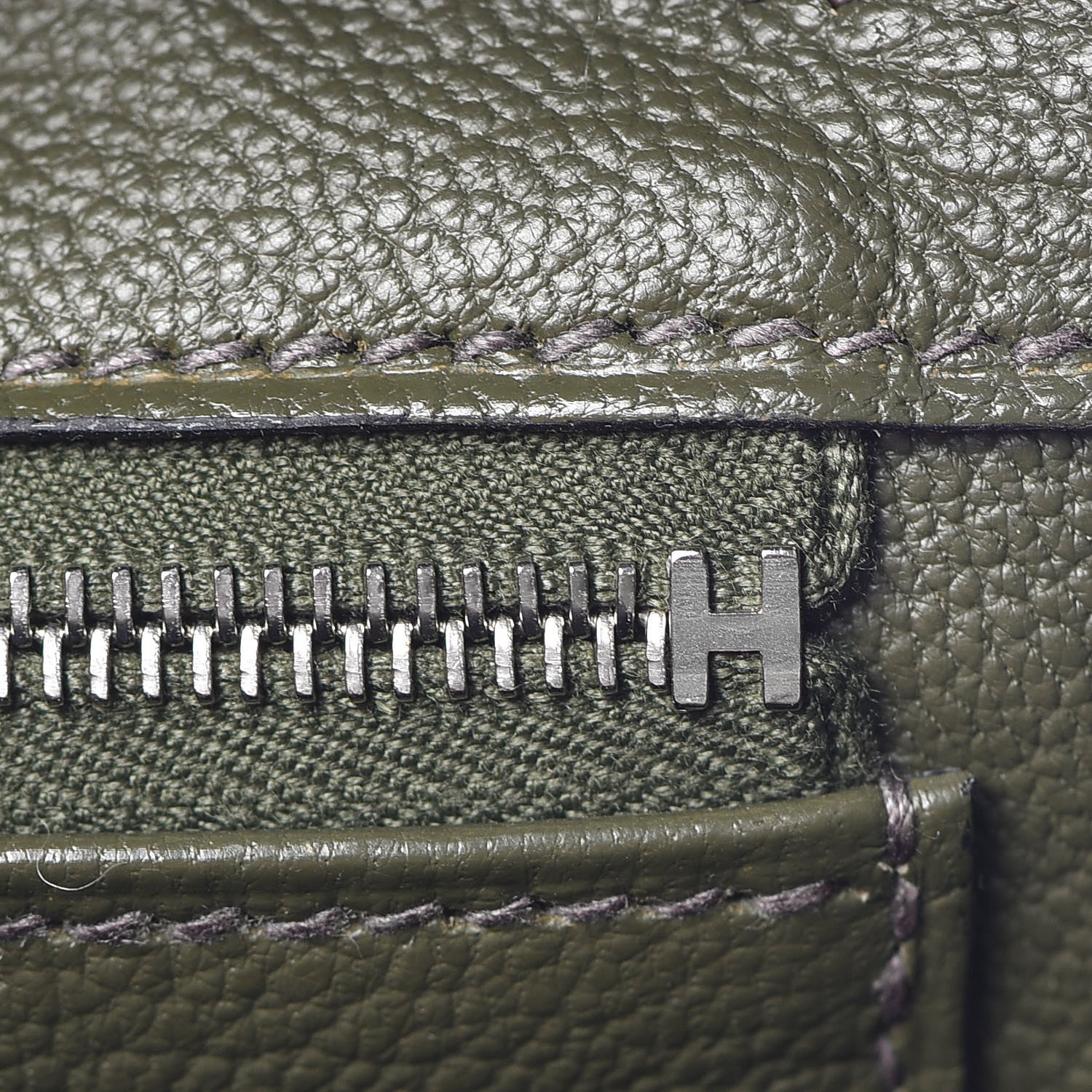 Hermes Togo Birkin 25 Vert Olive 30 of 38