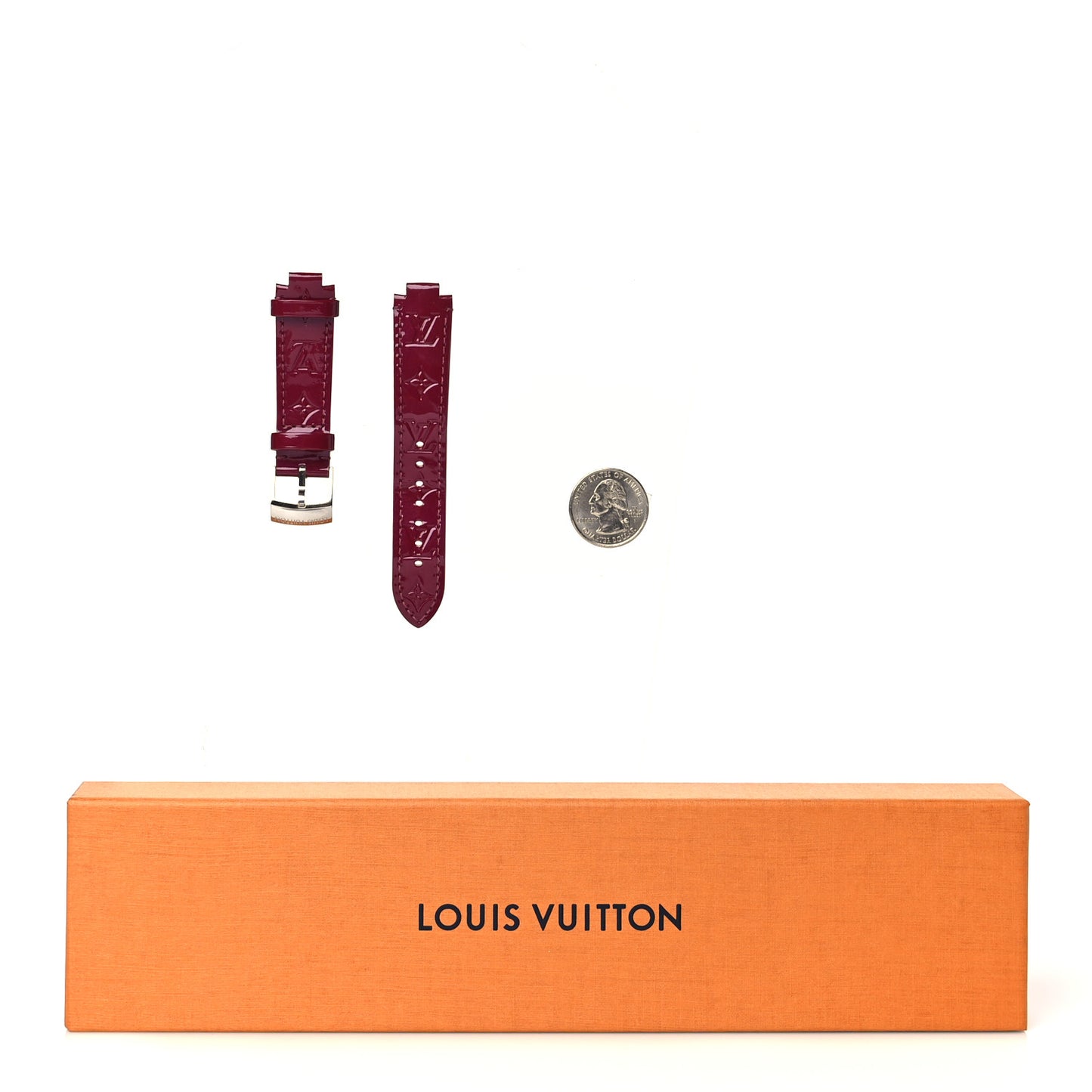 Vernis Tambour Watch Strap Magenta