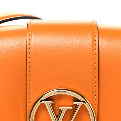 Louis Vuitton Smooth Calfskin LV Pont 9 Summer Gold 7 of 10