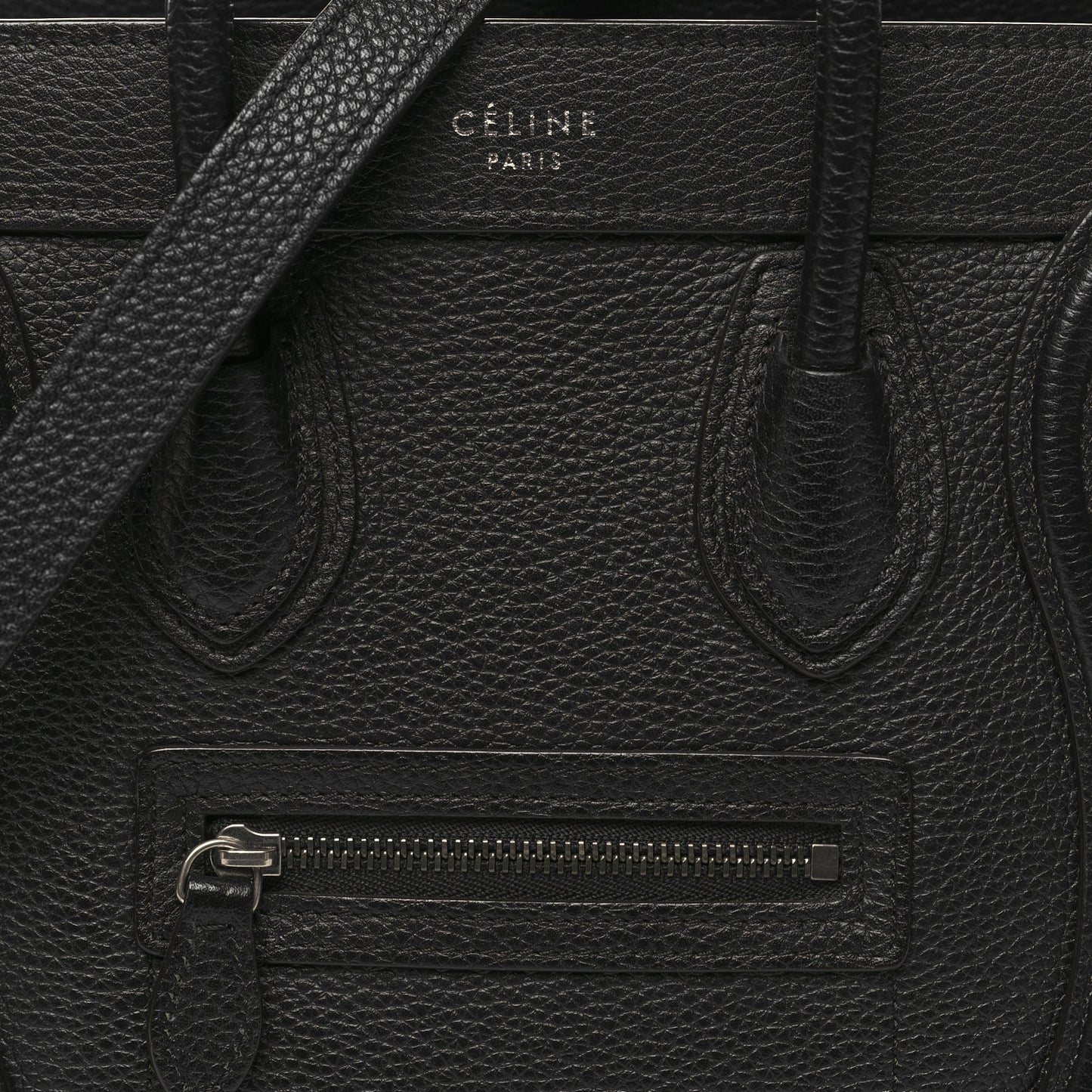 Smooth Calfskin Nano Luggage Black