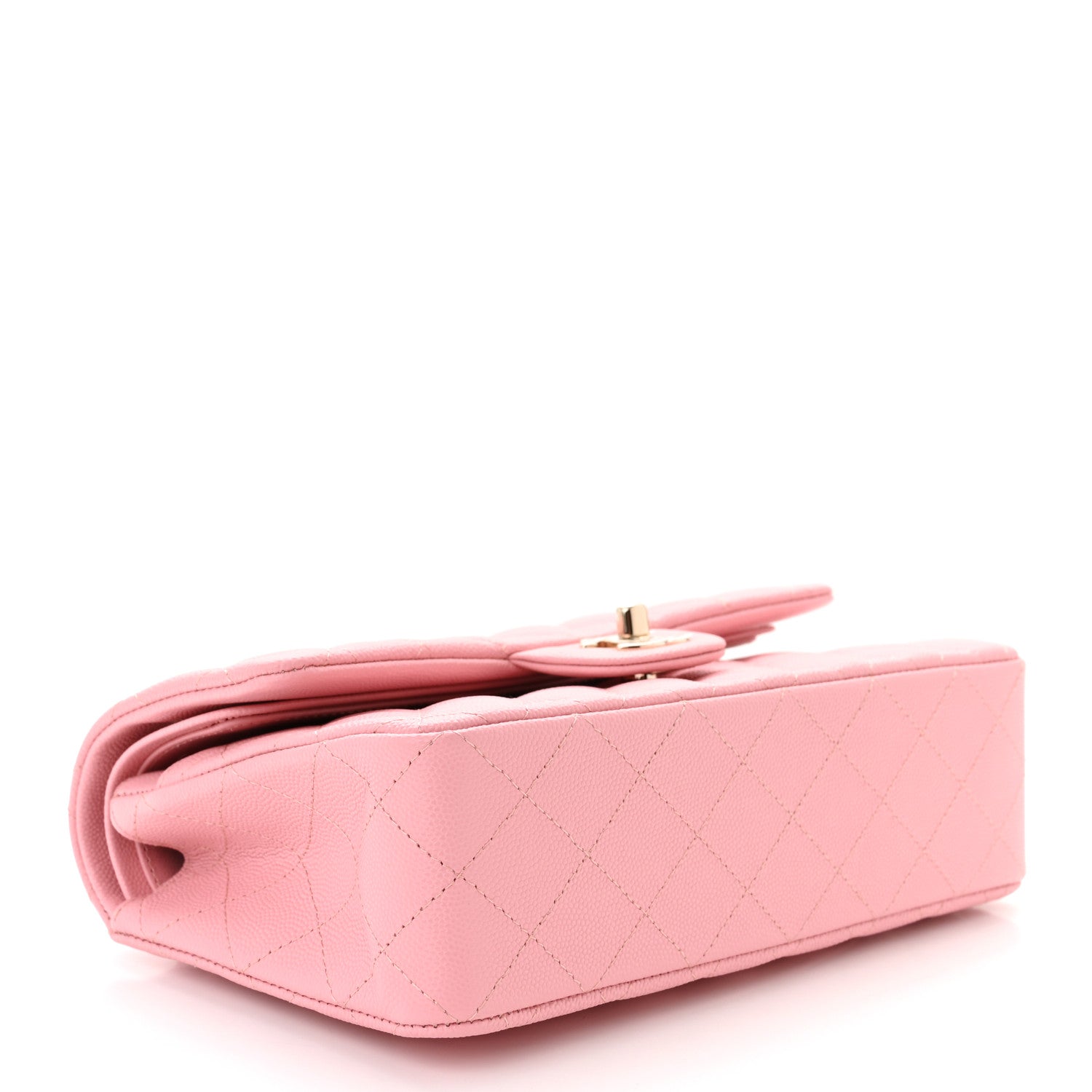 Chanel Caviar Quilted Small Double Flap Pink 4 of 11