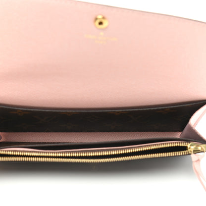 Louis Vuitton Monogram Emilie Wallet Rose Ballerine 5 of 10