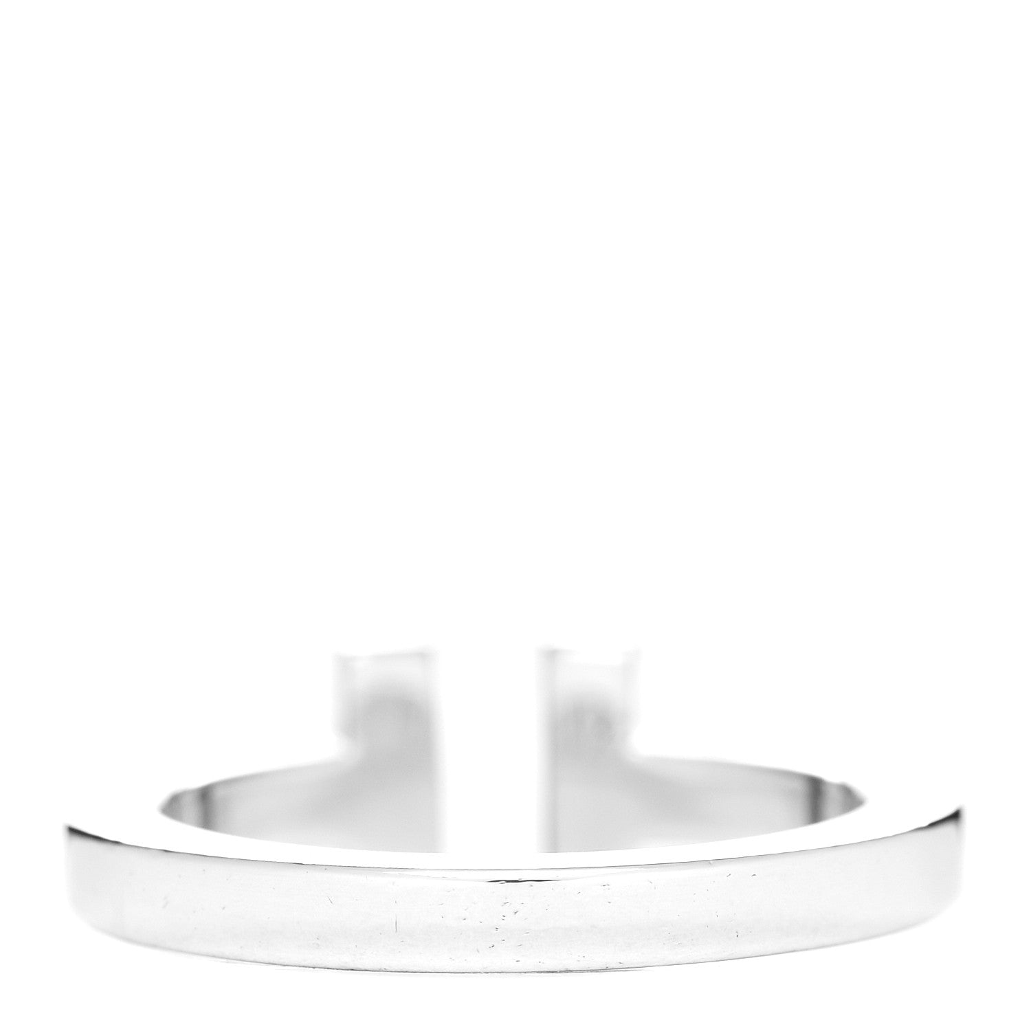 Tiffany Sterling Silver T Square Ring 53 6.5 3 of 4