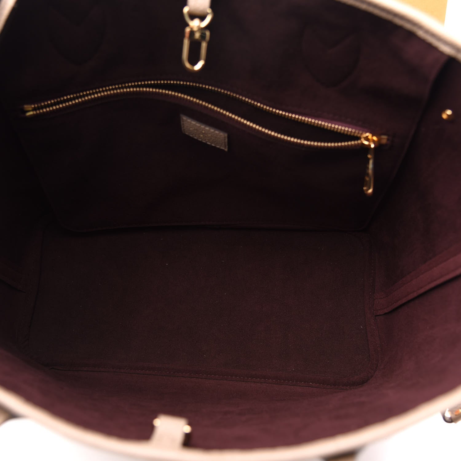 Louis Vuitton Empreinte Monogram Giant Neverfull MM Tourterelle 6 of 14