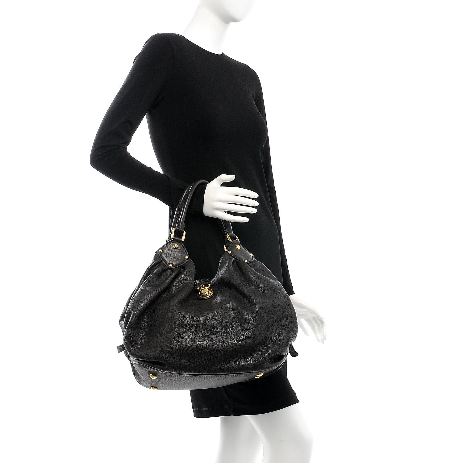 Louis Vuitton Mahina L Chocolate 2 of 12