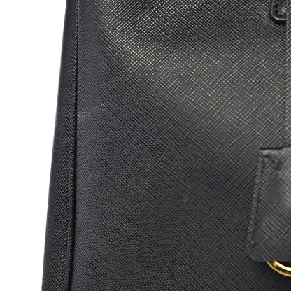 Prada Saffiano Lux Large Tote Black 11 of 17