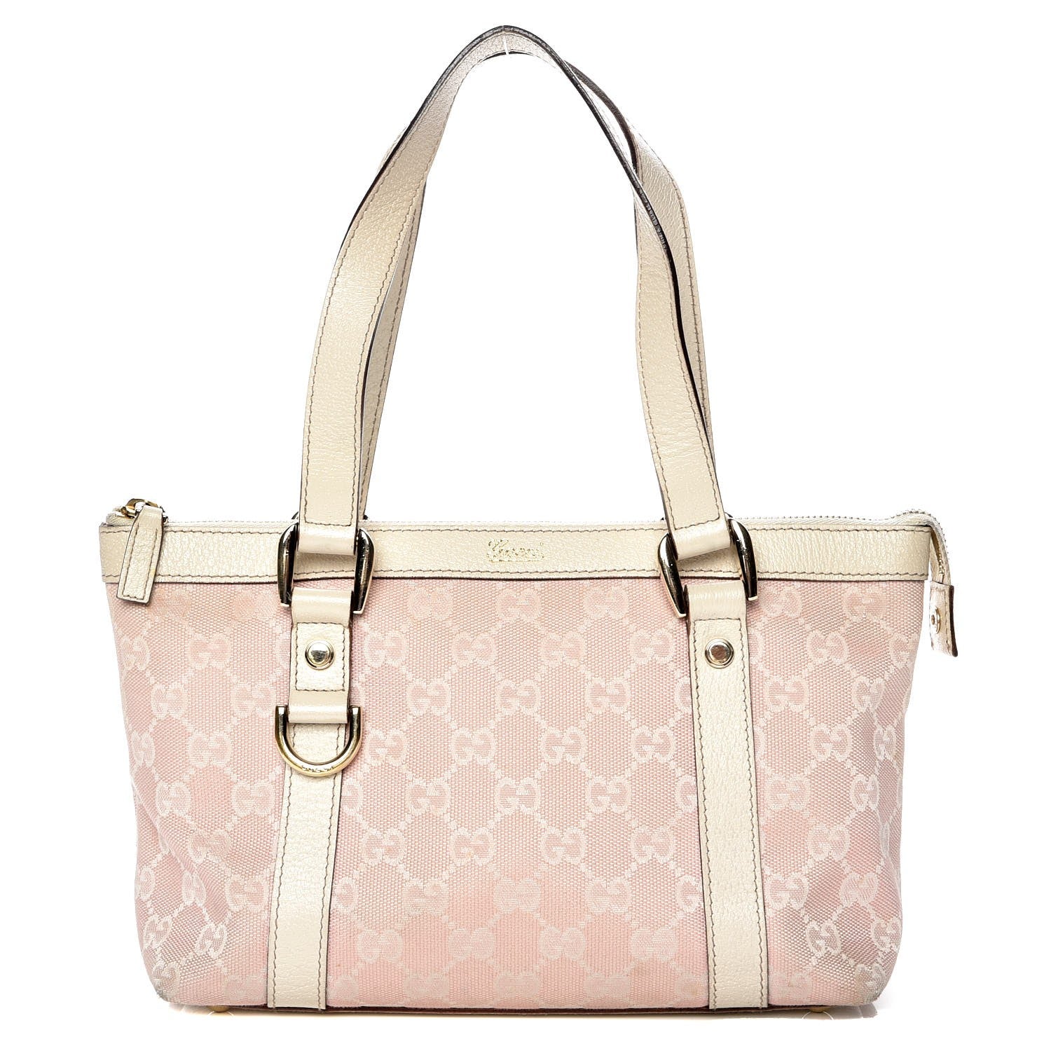 Gucci Monogram Small Abbey Tote Pink 1 of 9