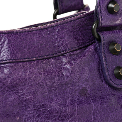 Balenciaga Agneau Classic Hardware Velo Dark Violet 24 of 38