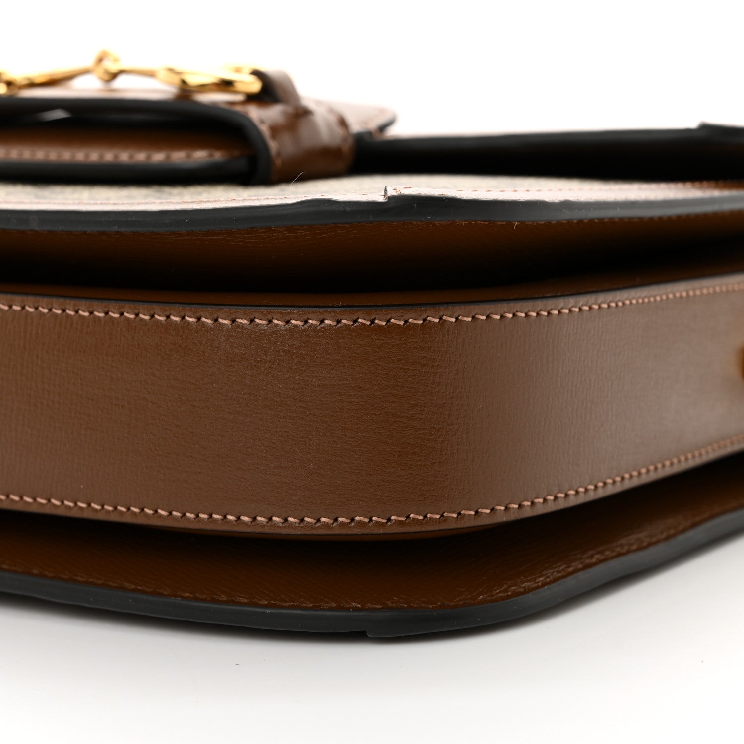 Gucci GG Supreme Monogram Horsebit 1955 Shoulder Bag Beige Brown Sugar 10 of 10