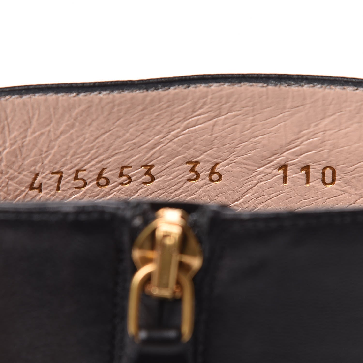 Gucci Nappa Sylvie Ankle Boots 36 Black 8 of 8