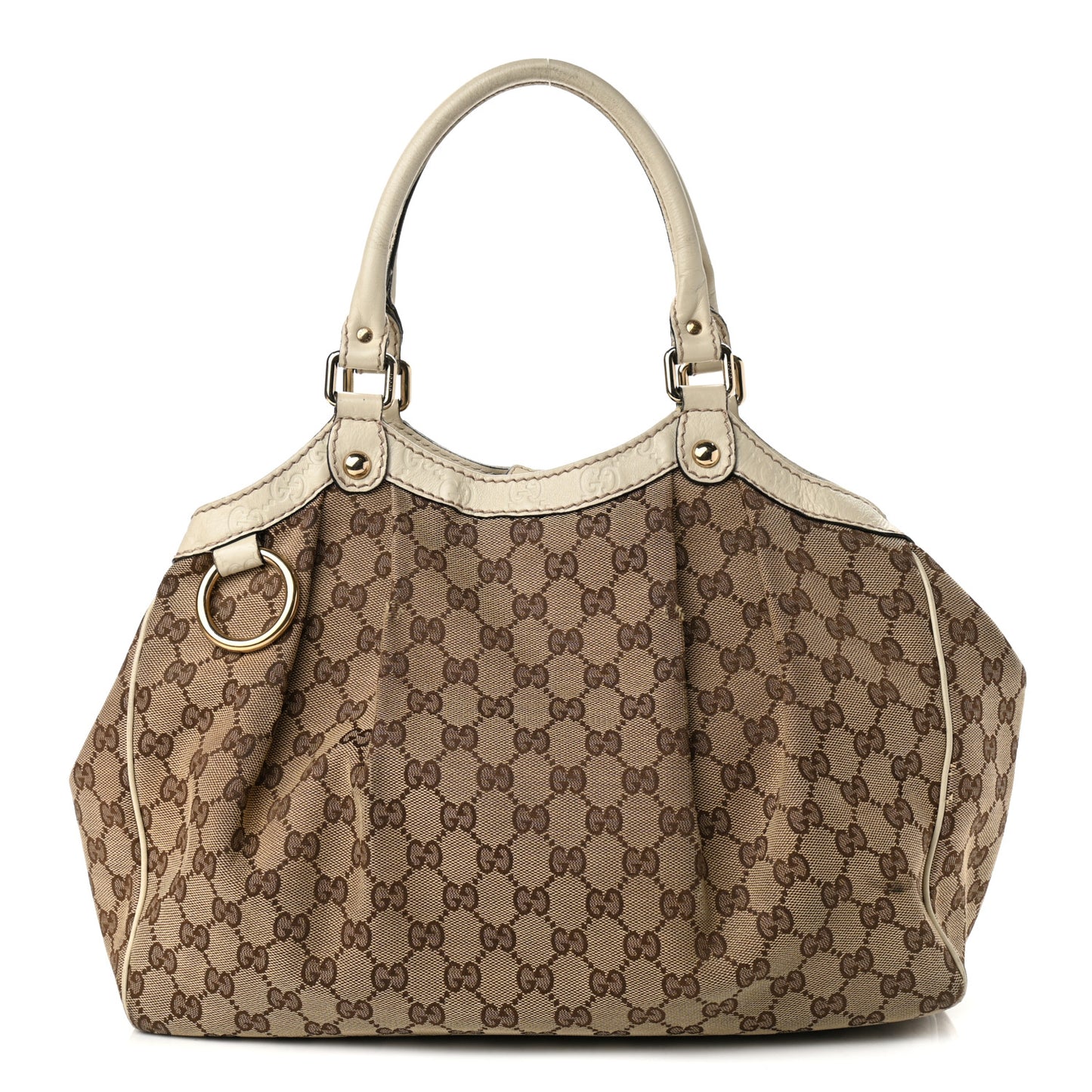 Monogram Medium Sukey Tote Off White