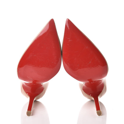 Christian Louboutin Patent Pigalle 120 Pumps 37.5 Nude 7 of 14