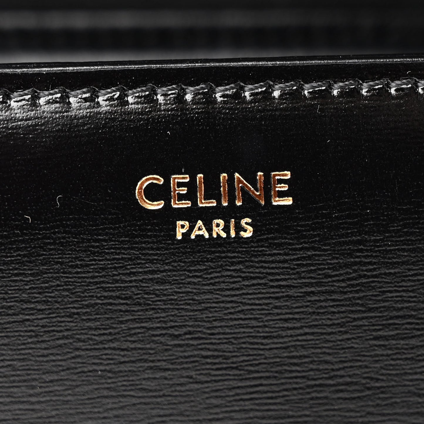 Shiny Calfskin Teen Triomphe Black