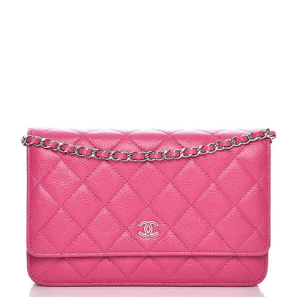 Chanel Caviar Quilted Wallet on Chain WOC 1 of 9