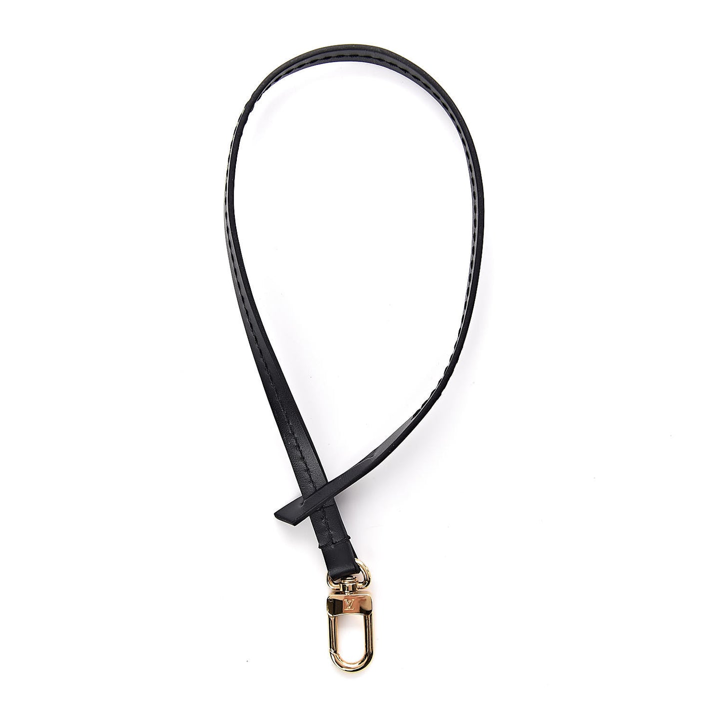Calfskin Pochette Accessories Strap Black