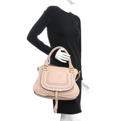 Chloe Calfskin Medium Marcie Satchel Blush Nude 3 of 13