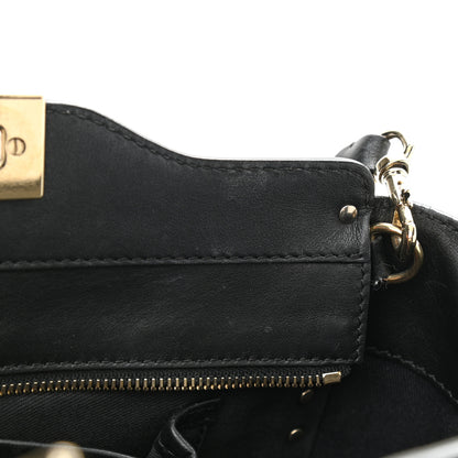 Valentino Garavani Vitello Small Rockstud Double Handle Tote Black 12 of 14