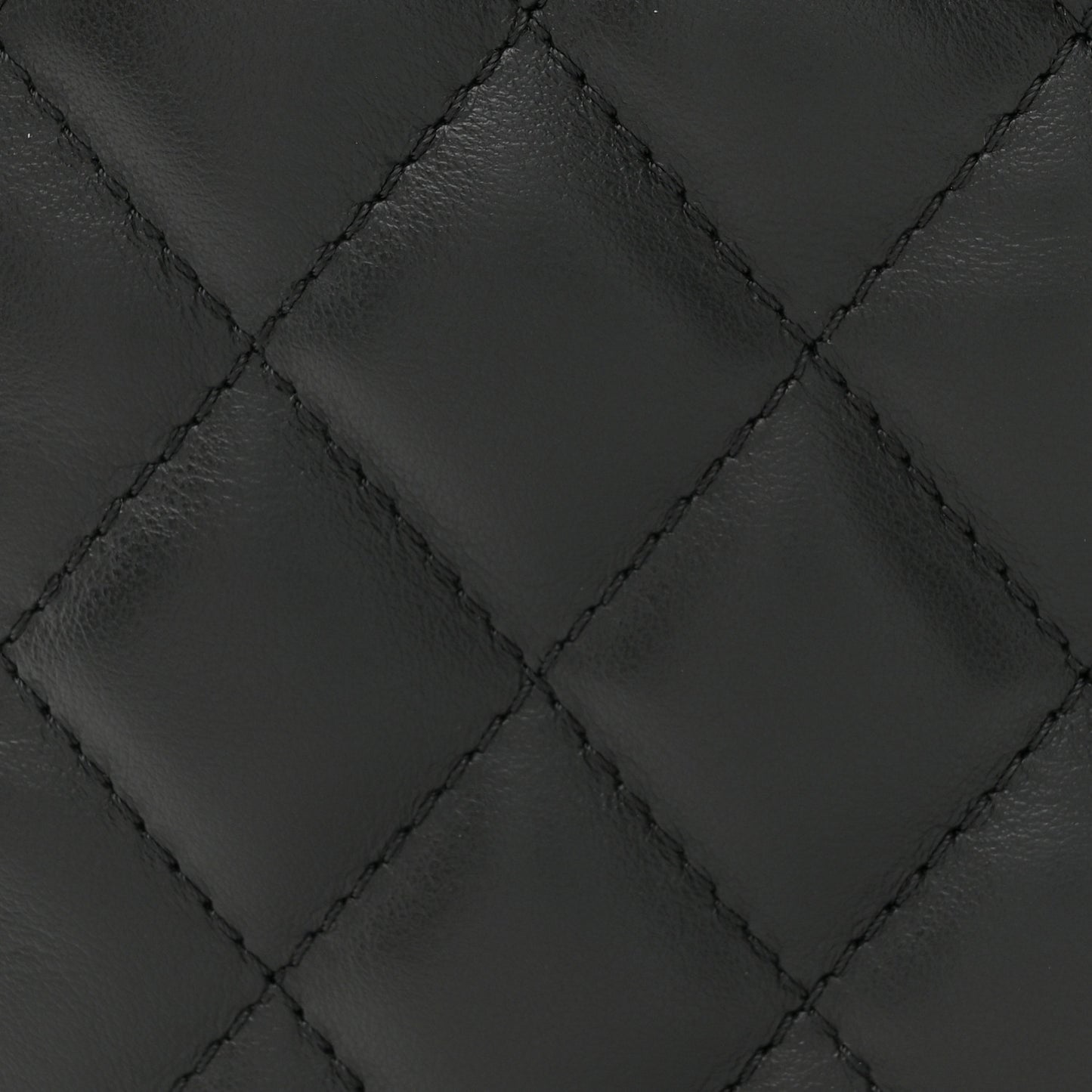 Lambskin Quilted Crossbody Bag Black