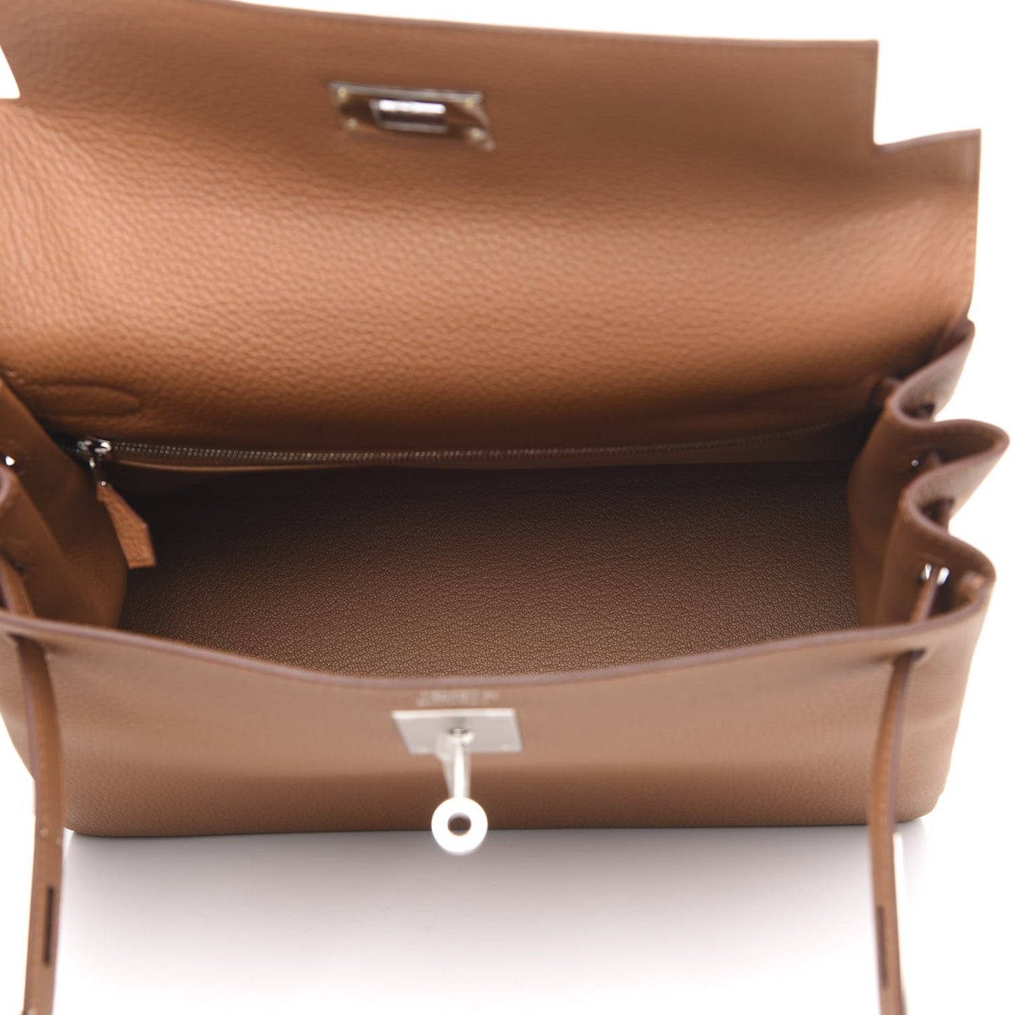 Togo Matte Alligator Kelly Retourne Touch 28 Gold