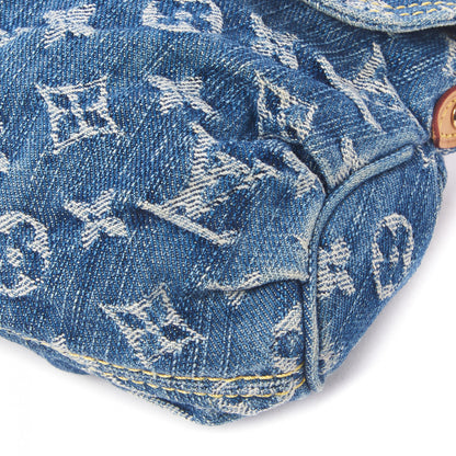 Louis Vuitton Monogram Denim Mini Pleaty Blue 5 of 8