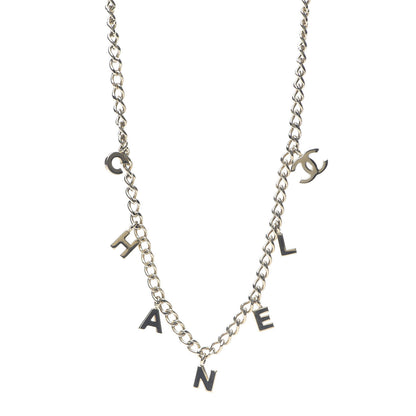 Chanel Logo Necklace Gold 1 of 3
