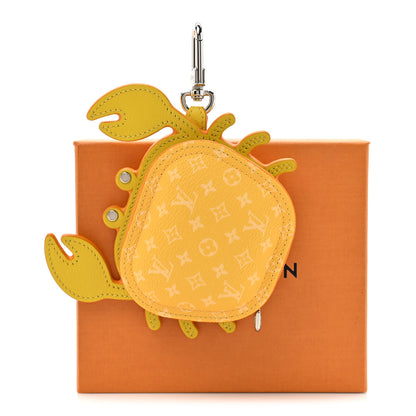 Louis Vuitton Monogram Crab Bag Charm Yellow 6 of 6