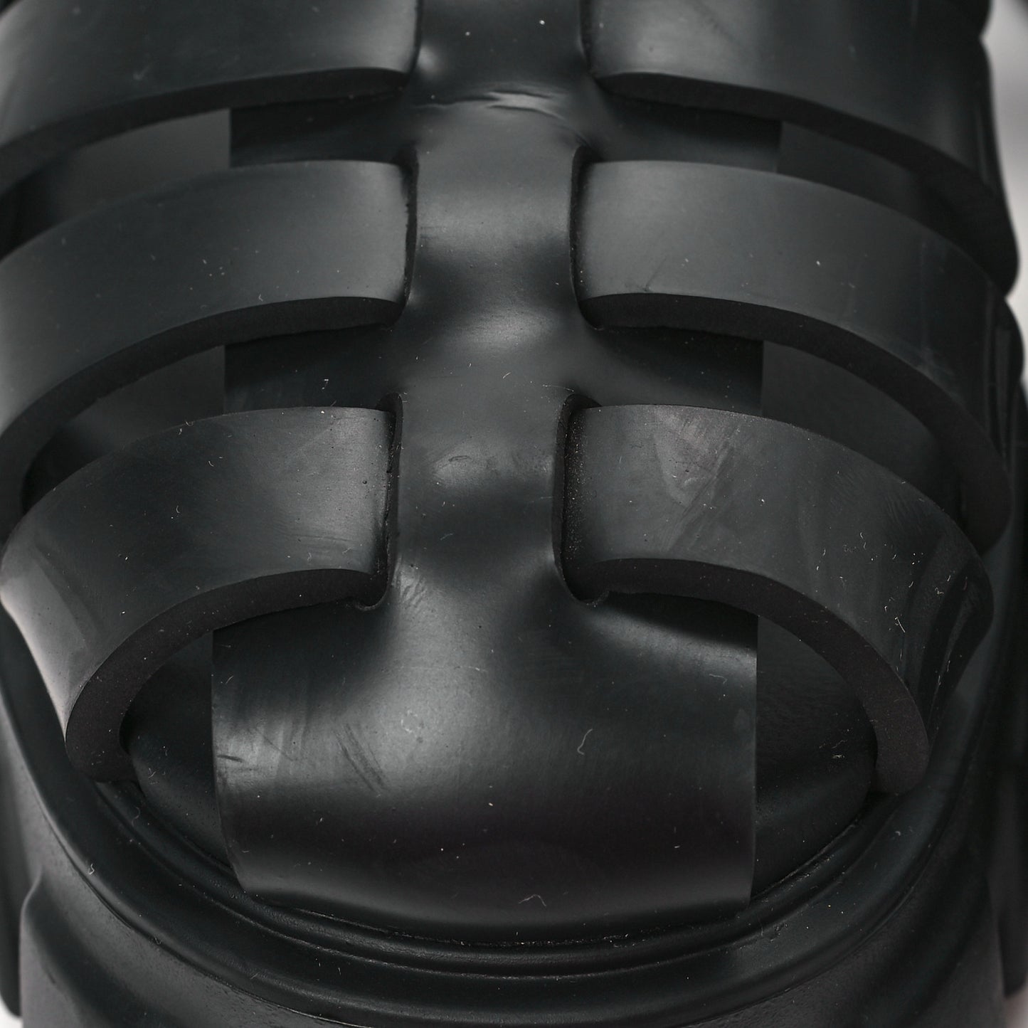 Foam Rubber Triangle Logo Monolith 55mm Cage Sandals 41 Black