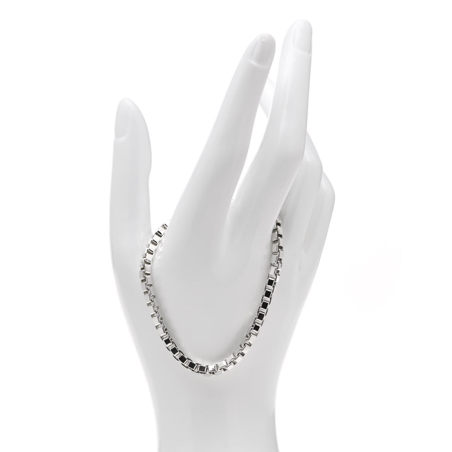Sterling Silver 4mm Venetian Link Bracelet