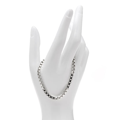 Tiffany Sterling Silver 4mm Venetian Link Bracelet 2 of 5