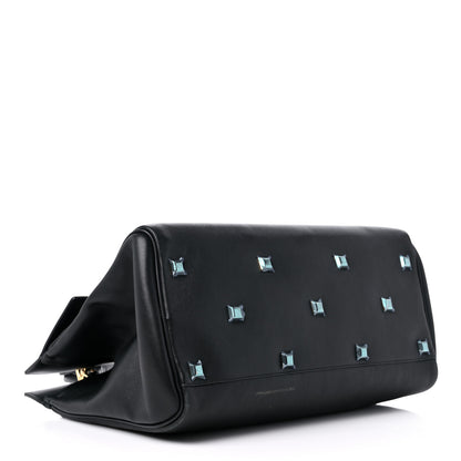Salvatore Ferragamo Calfskin Medium Studio Bag Black 5 of 16