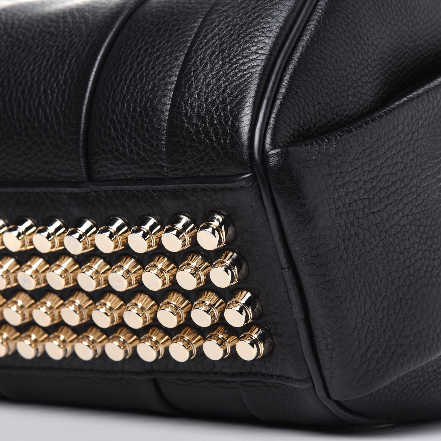 Alexander Wang Pebbled Lambskin Mini Rockie Black Pale Gold Hardware 12 of 15