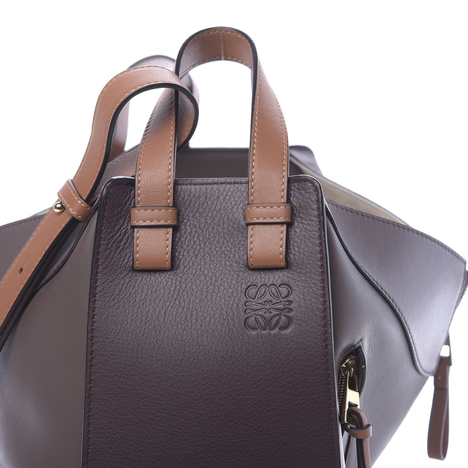 Loewe Calfskin Small Hammock Shoulder Bag Oxblood Tan 8 of 10