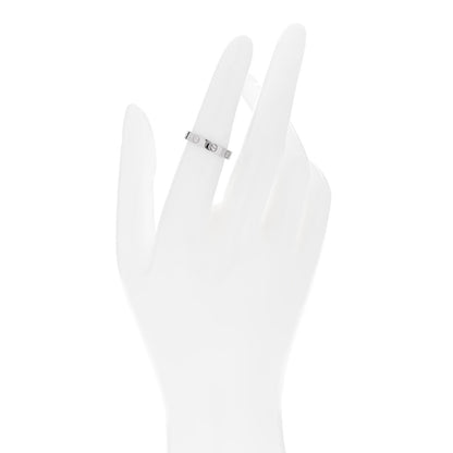 Cartier 18K White Gold 3.5mm LOVE Wedding Band Ring 51 5.75 2 of 4