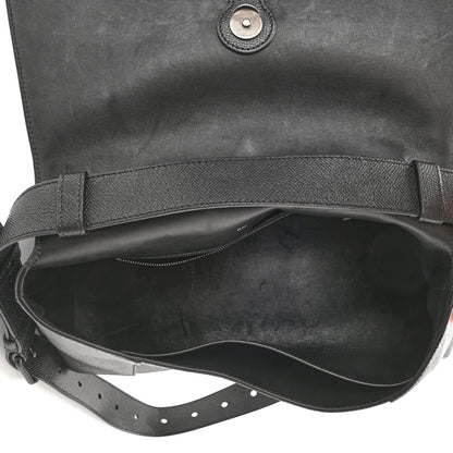 Balenciaga Grained Calfskin Monochrome M Downtown Shoulder Bag Black 5 of 11