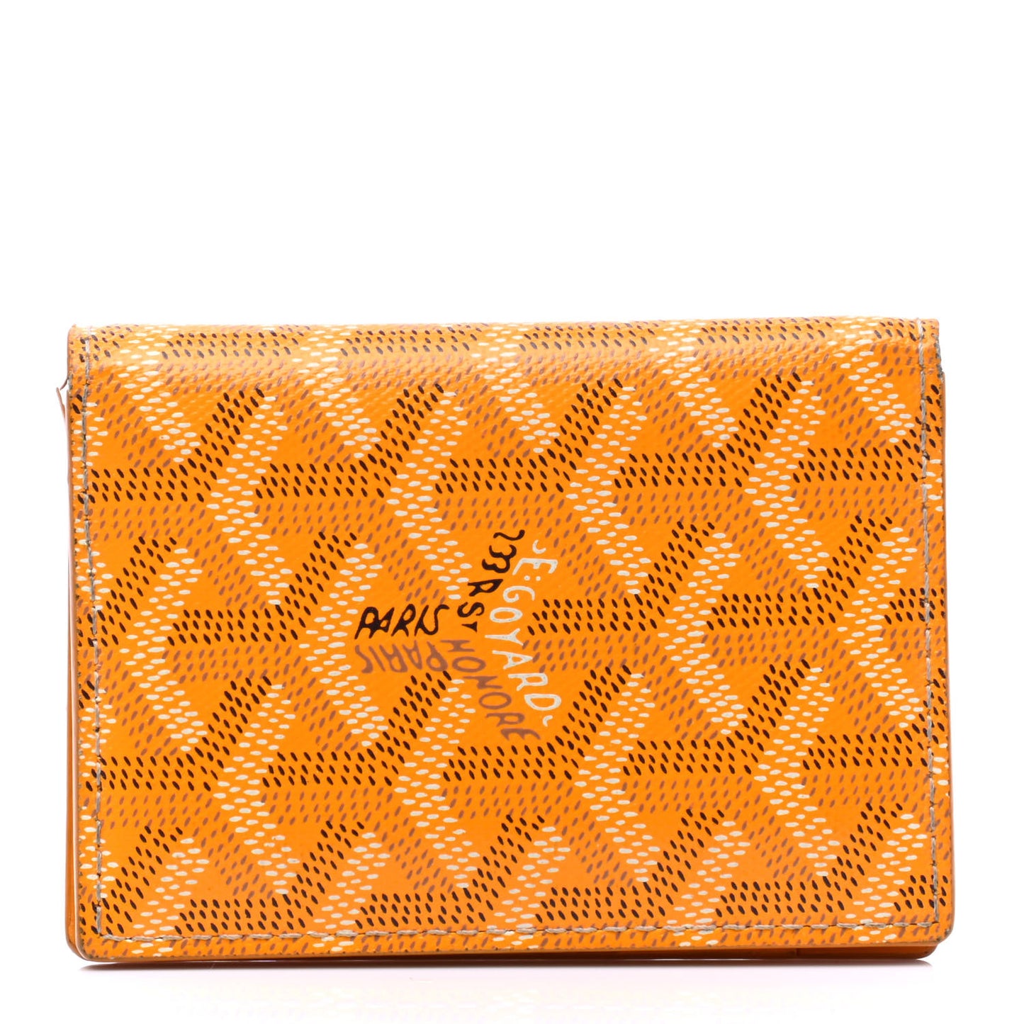 Goyardine Saint Marc Card Holder Yellow