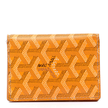 Goyard Goyardine Saint Marc Card Holder Yellow 1 of 6