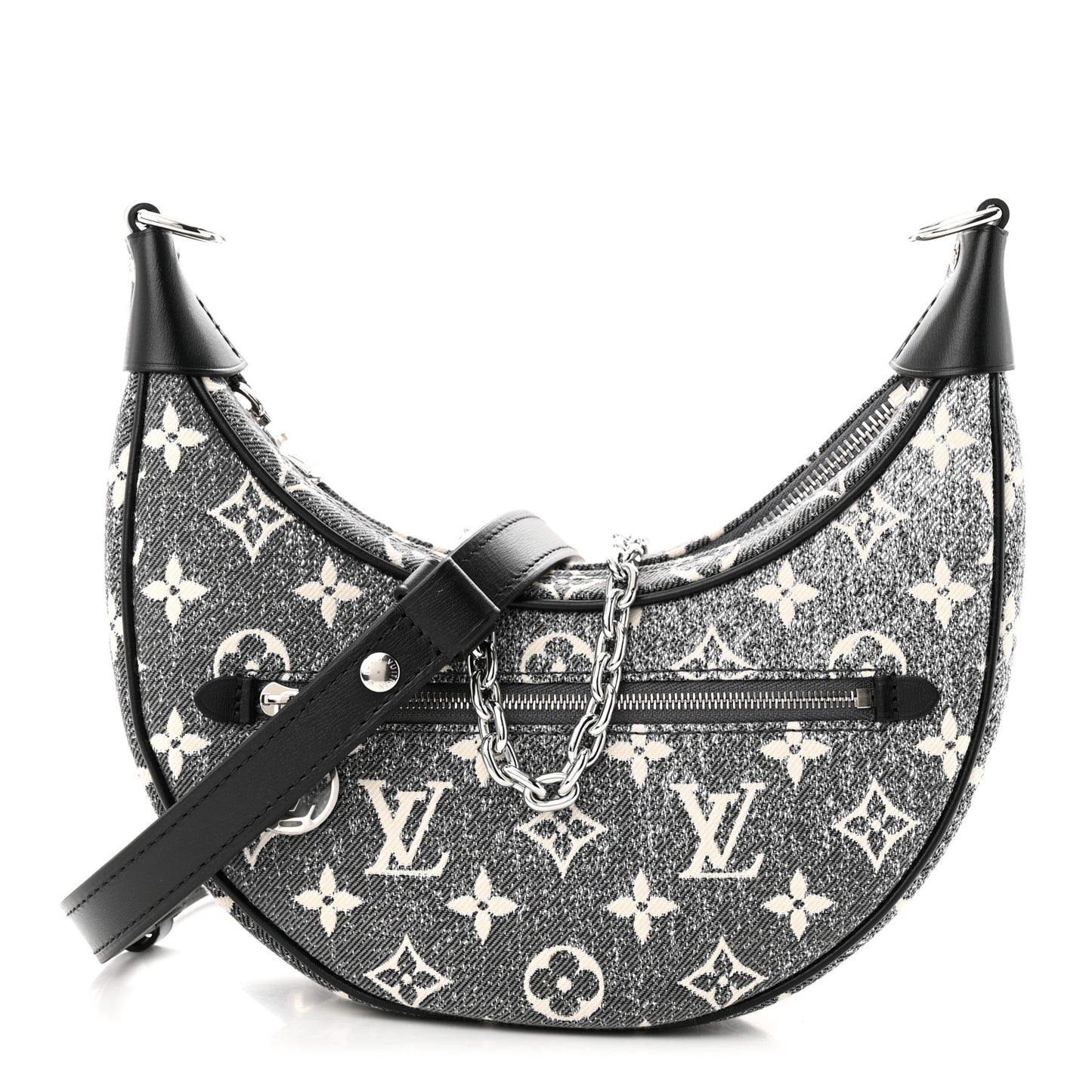 Monogram Jacquard Denim Loop Black