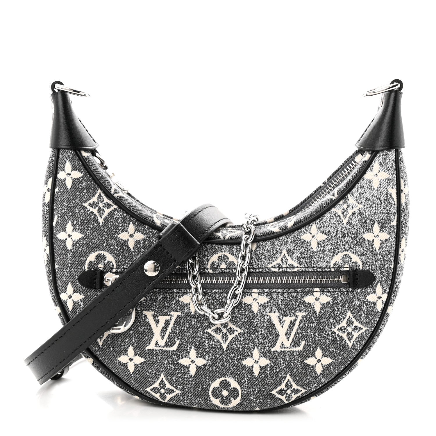Louis Vuitton Monogram Jacquard Denim Loop Black 1 of 10