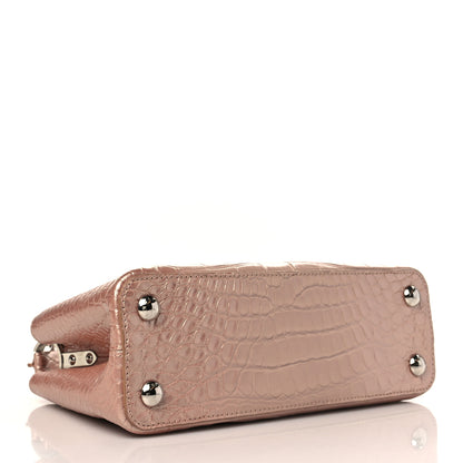 Louis Vuitton Iridescent Alligator Capucines BB Pink 3 of 5