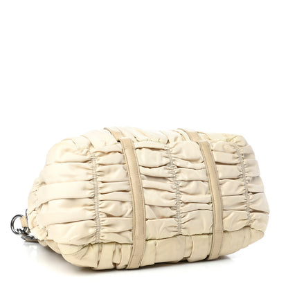 Prada Tessuto Nylon Gaufre Dressy Tote Sabbia 4 of 9