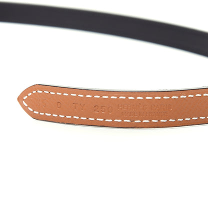 Hermes Swift Epsom 13mm Focus Belt 85 Black Gold 3 of 6
