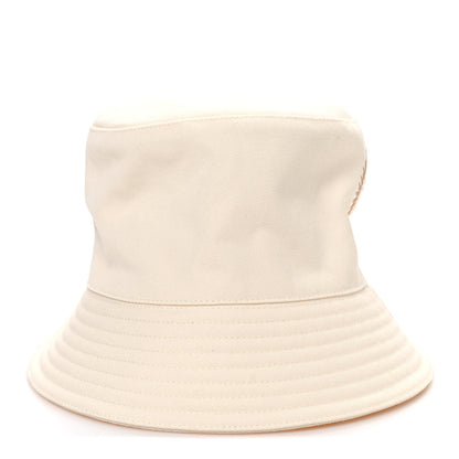 Hermes Cotton Gene Sunshine Bucket Hat 56 Ecru 5 of 8