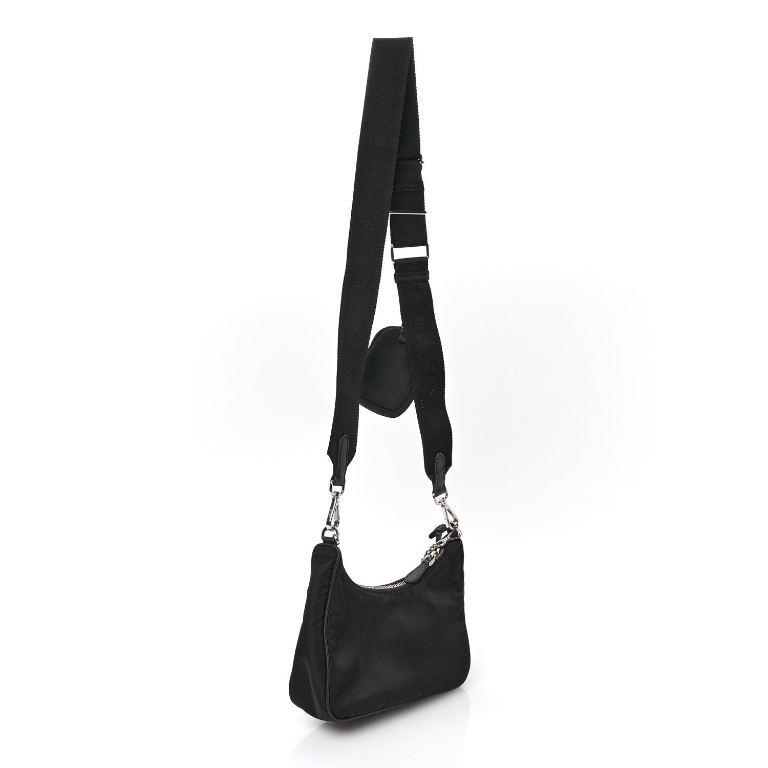 Prada Nylon Re-Edition 2005 Shoulder Bag Black 3 of 11