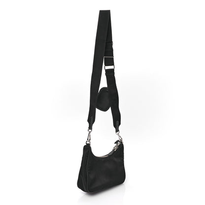 Prada Nylon Re-Edition 2005 Shoulder Bag Black 3 of 11