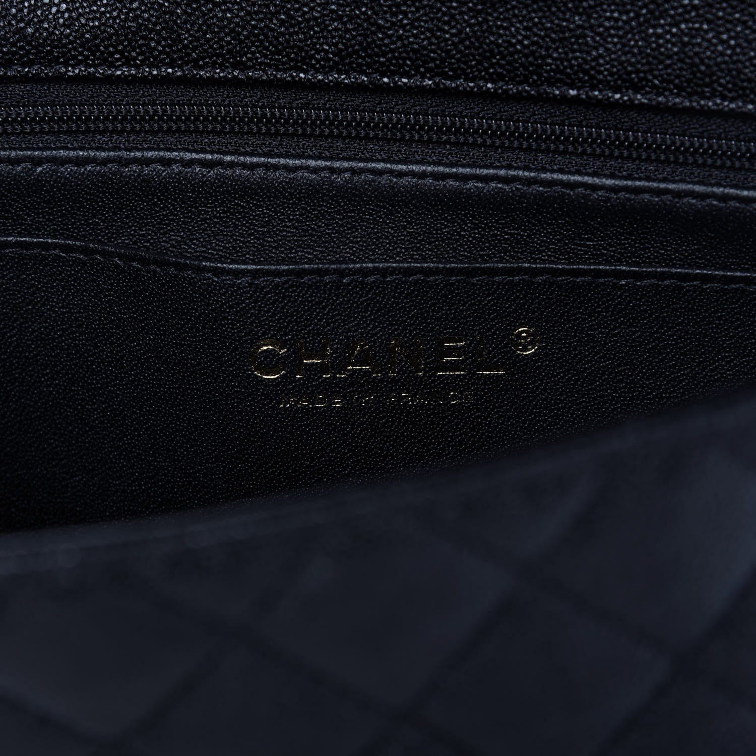 Chanel Caviar Quilted Mini Top Handle Rectangular Flap Black 8 of 9